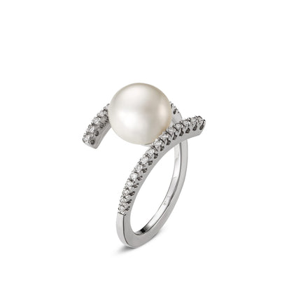 RING WHITE GOLD 750 & PEARL - 46877