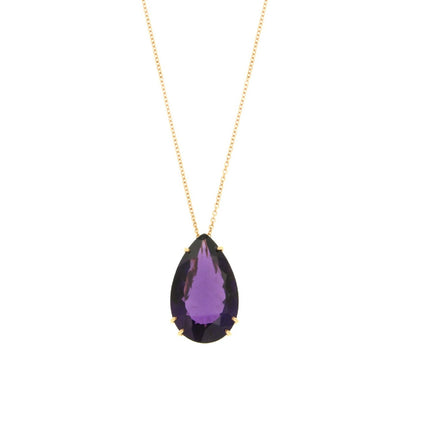 NECKLACE PINK GOLD 750 & SEMIPRECIOUS STONES - 47105