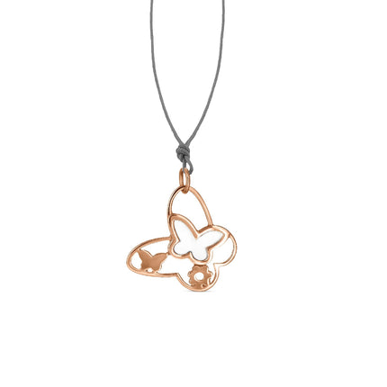 PENDANT PINK GOLD 585 & SEMIPRECIOUS STONES - 47595 - Availability: Up to 1 month