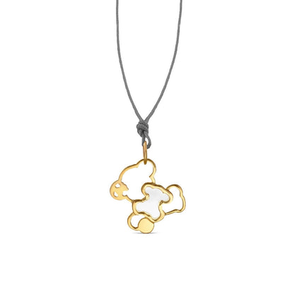 PENDANT PINK GOLD 585 & SEMIPRECIOUS STONES - 47596 - Availability: Up to 1 month