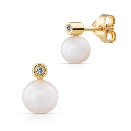 EARRINGS  GOLD 750 & PEARLS - 48258