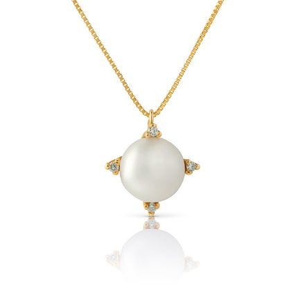 NECKLACE  GOLD 750 & PEARLS  - 48262