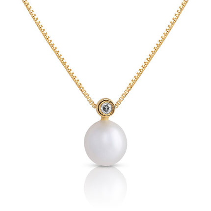 NECKLACE  GOLD 750 & PEARLS - 48264