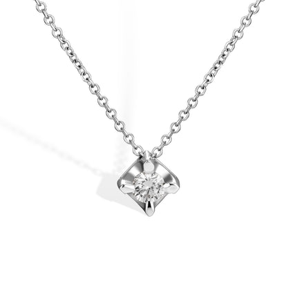 NECKLACE WHITE GOLD 750 & PRECIOUS STONES - 48352 - Availability: Up to 1 month