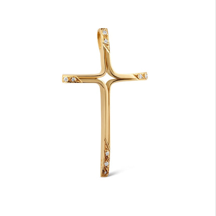 CROSS  GOLD 750 & PRECIOUS STONES - 48375