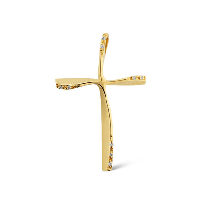 CROSS  GOLD 750 & PRECIOUS STONES - 48381