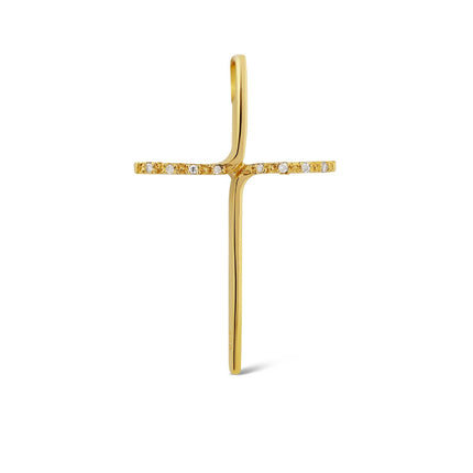 CROSS  GOLD 750 & PRECIOUS STONES - 48384
