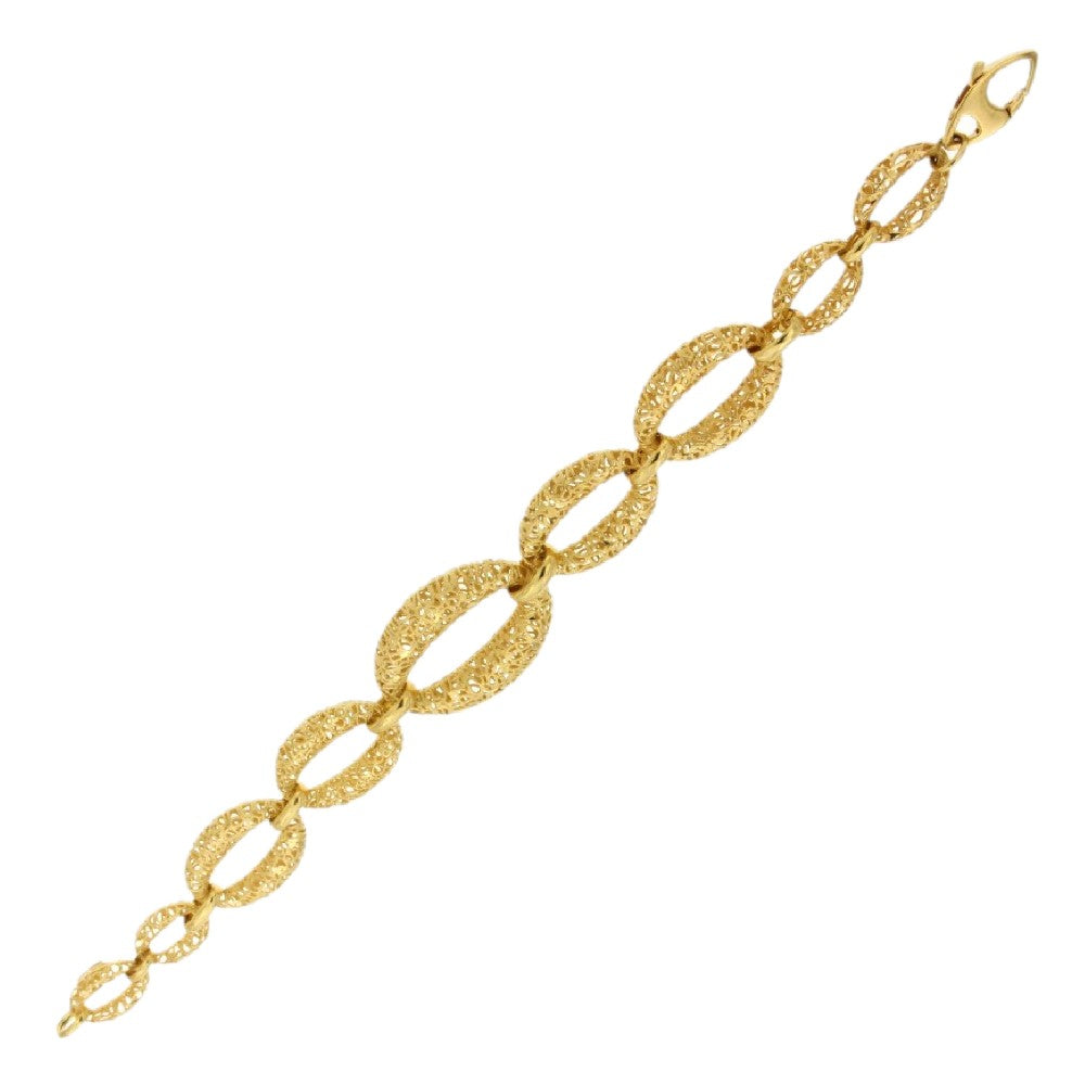 BRACELET YELLOW GOLD Κ18 NO STONES