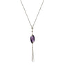 NECKLACE WHITE GOLD 750 & PRECIOUS STONES - 48456