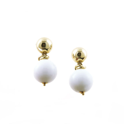 EARRINGS  GOLD 750 & SEMIPRECIOUS STONES - 48562