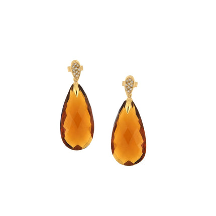 EARRINGS  GOLD 750 & SEMIPRECIOUS STONES - 49050