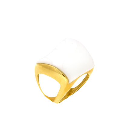 RING  GOLD 750 & AGATE - 49623