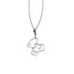 PENDANT WHITE GOLD 585 & SEMIPRECIOUS STONES - 49638 - Availability: Up to 1 month