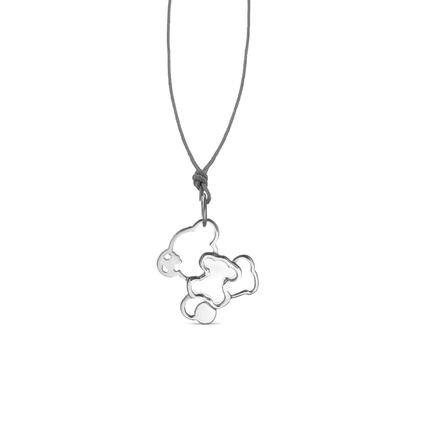 PENDANT WHITE GOLD 585 & SEMIPRECIOUS STONES - 49638 - Availability: Up to 1 month
