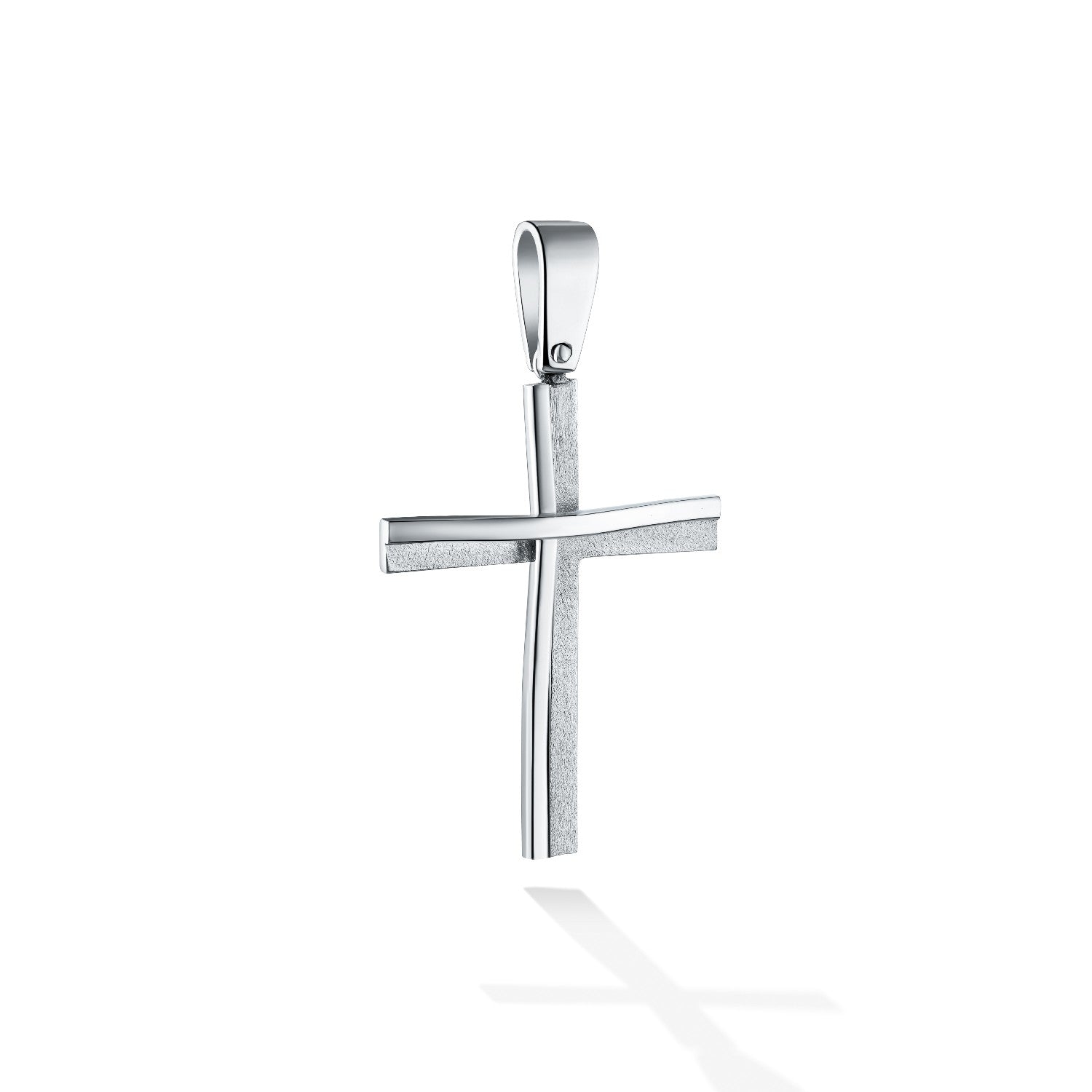 CROSS WHITE GOLD 585