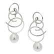 EARRINGS WHITE GOLD 750 & PEARLS  - 50922