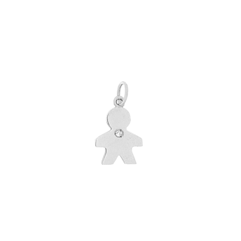 PENDANT WHITE GOLD 750 & PRECIOUS STONES - 51047 - Availability: Immediately