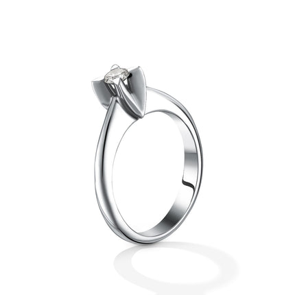 RING WHITE GOLD 750 & PRECIOUS STONES - 52112