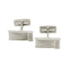 CUFFLINKS WHITE GOLD 750 & PRECIOUS STONES