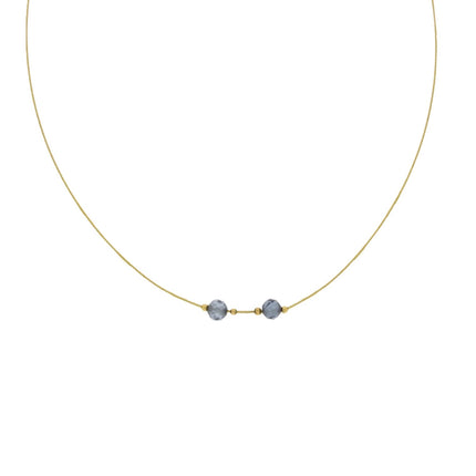 NECKLACE  GOLD 585 & SEMIPRECIOUS STONES - 52491 - Availability: Immediately