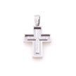 CROSS WHITE GOLD 750 & PRECIOUS STONES  - 5384