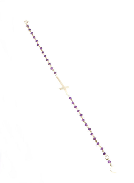 BRACELET  GOLD 585 & SEMIPRECIOUS STONES - 54153