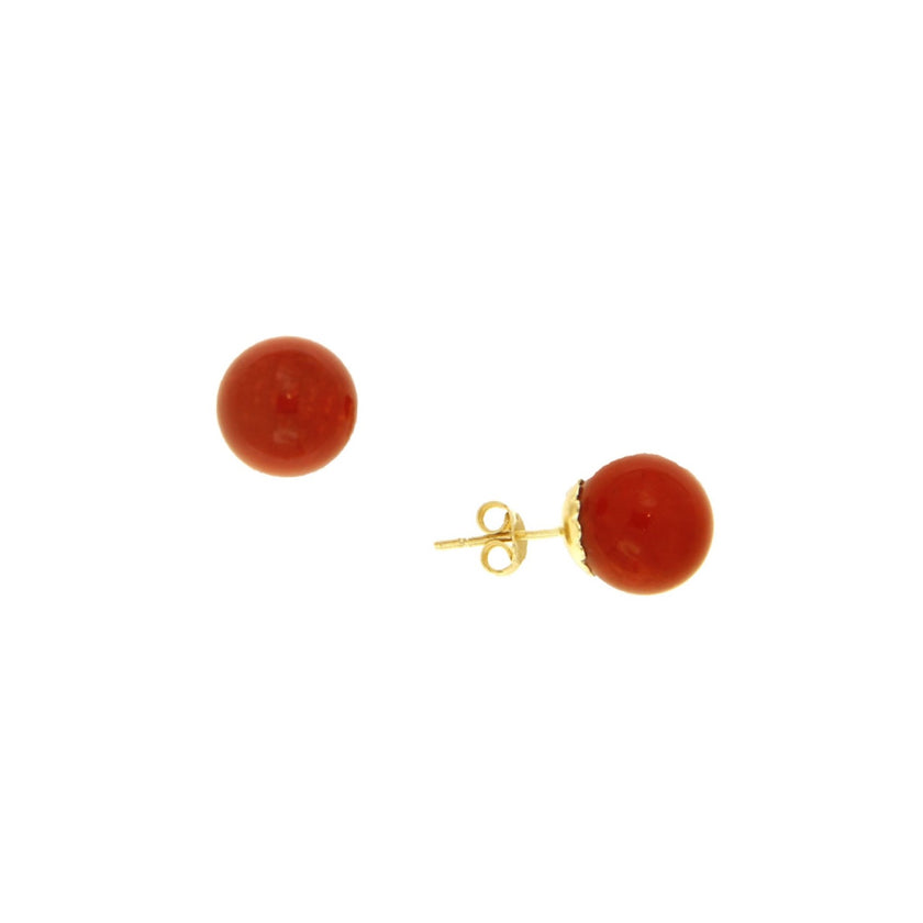 EARRINGS  GOLD 585 & SEMIPRECIOUS STONES - 54194 - Availability: Immediately