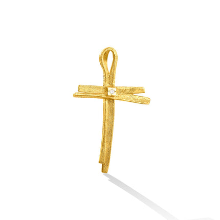 CROSS  GOLD 585 & PRECIOUS STONES - 54687