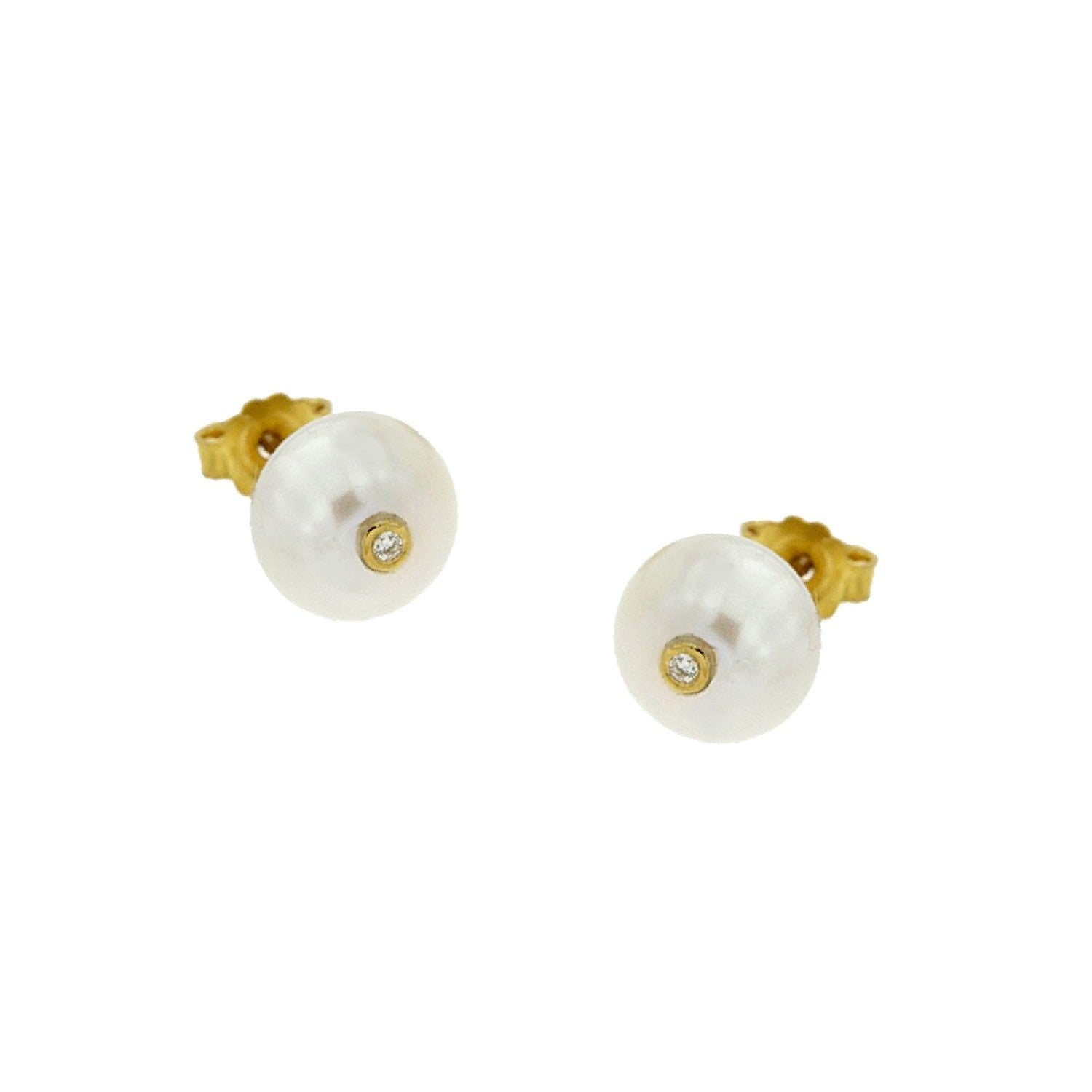 EARRINGS YELLOW GOLD Κ18 ΜΕ - 54711 - Availability: Up to 1 month