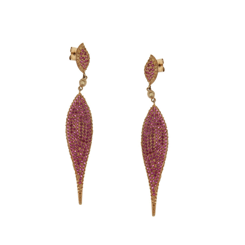 EARRINGS  SILVER 925 & C.Z. - 54722 - Availability: Immediately