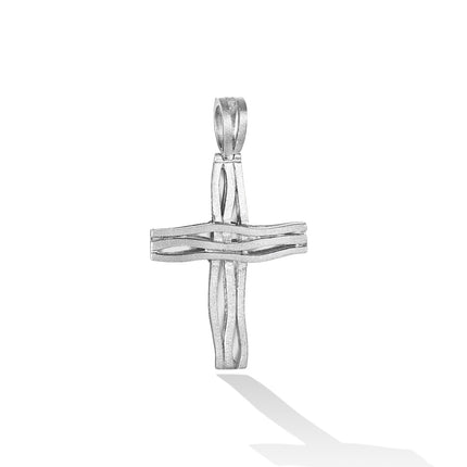 CROSS WHITE GOLD 585