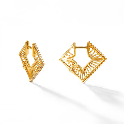 EARRINGS  GOLD 750 & PRECIOUS STONES - 55558