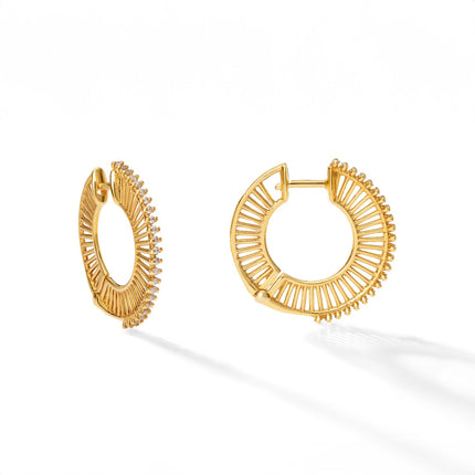 EARRINGS  GOLD 750 & PRECIOUS STONES - 55561