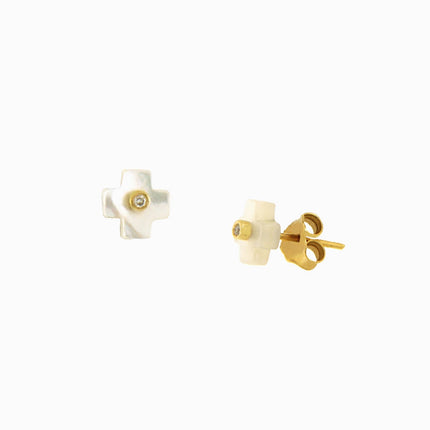 EARRINGS  GOLD 750 & PRECIOUS STONES - 56073
