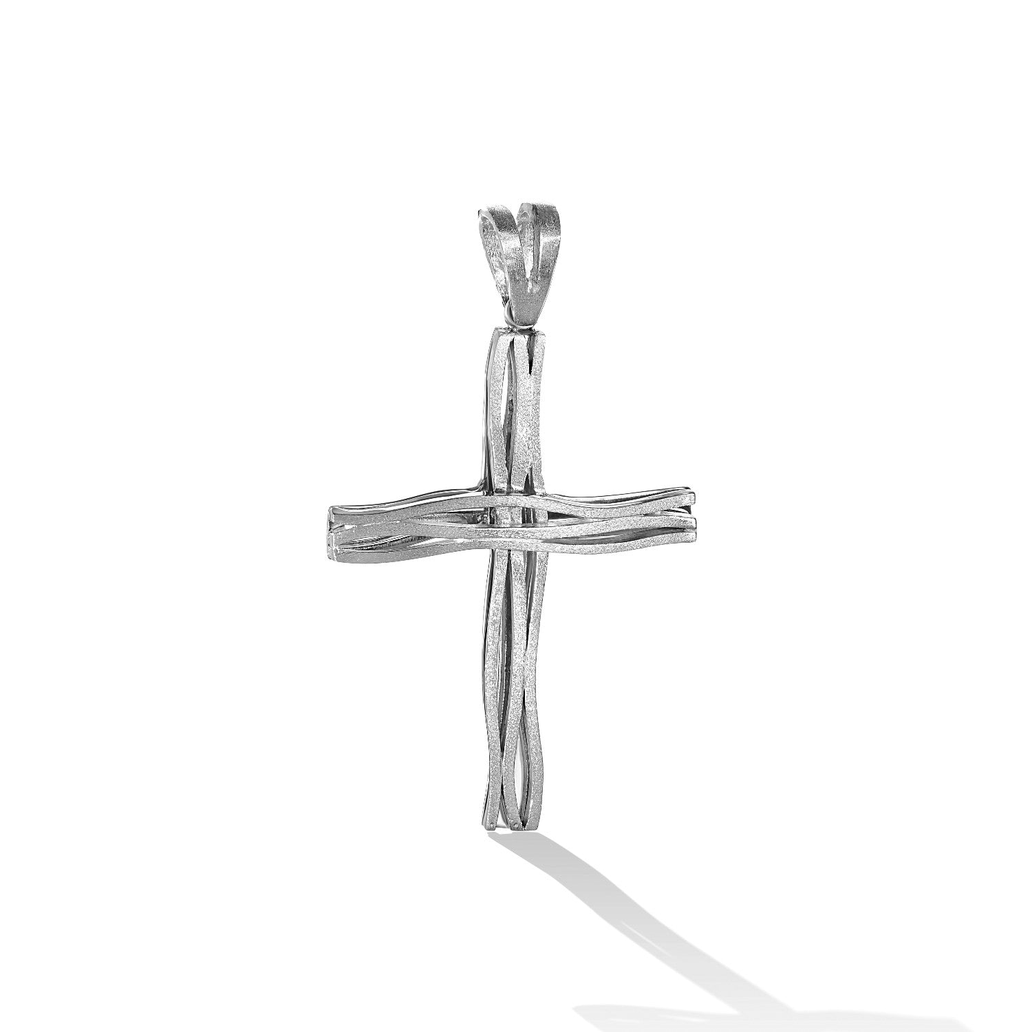 CROSS WHITE GOLD 585