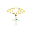 BROOCH  GOLD 585 & SEMIPRECIOUS STONES - 56702 - Availability: Up to 1 month