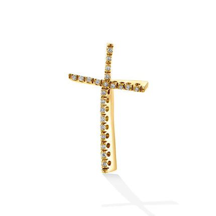 CROSS  GOLD 750 & PRECIOUS STONES - 5694