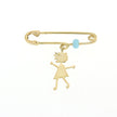 BROOCH  GOLD 585 - 57030 - Availability: Up to 1 month