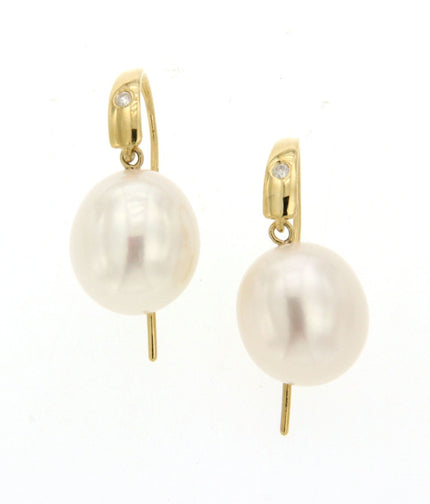 EARRINGS  GOLD 750 & PEARLS