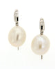 EARRINGS WHITE GOLD 750 & PEARLS  - 57262