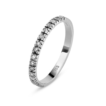 RING WHITE GOLD 750 & PRECIOUS STONES - 57648