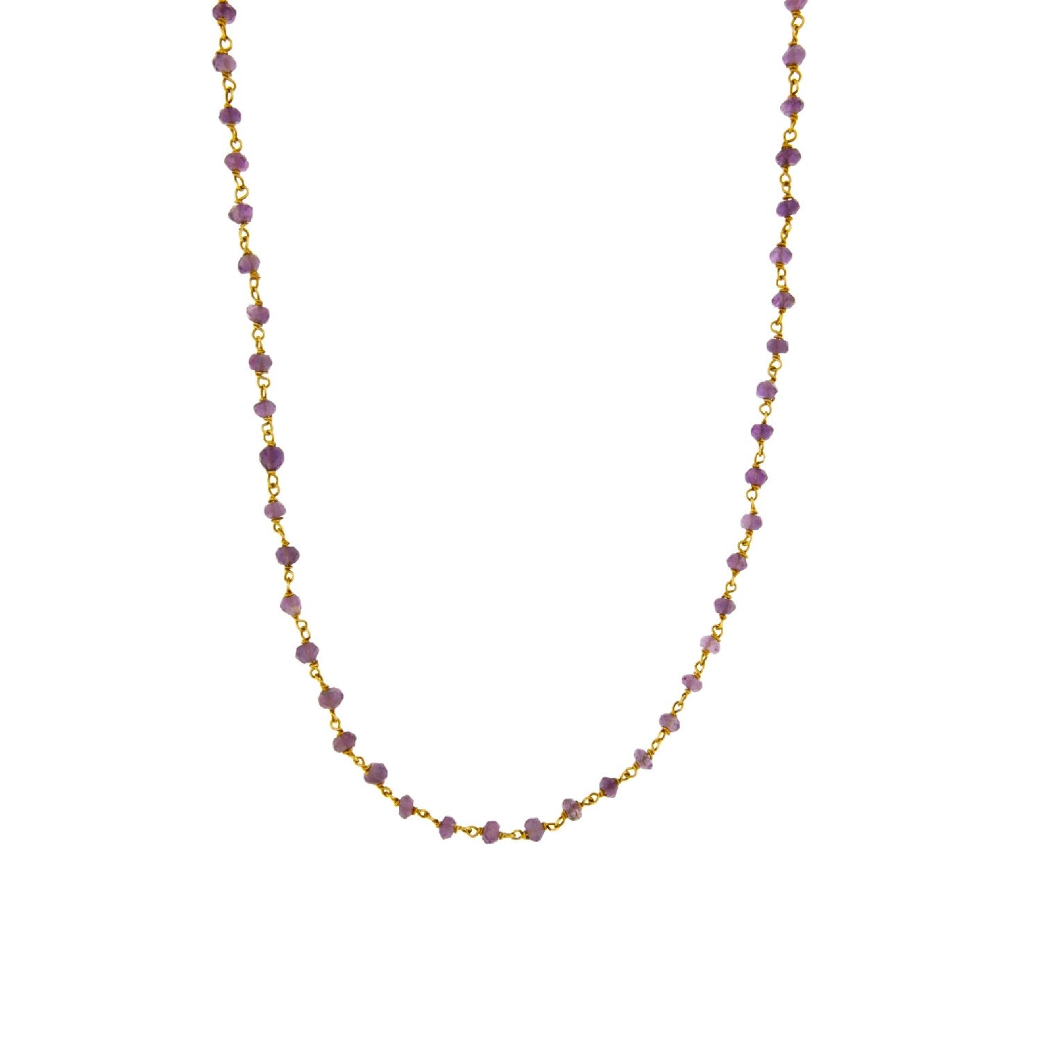 NECKLACE  GOLD 585 & SEMIPRECIOUS STONES - 57745 - Availability: Immediately
