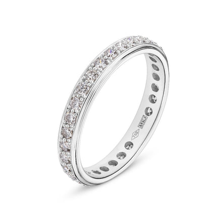 RING WHITE GOLD 750 & PRECIOUS STONES - 58735