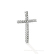 CROSS WHITE GOLD 750 & PRECIOUS STONES