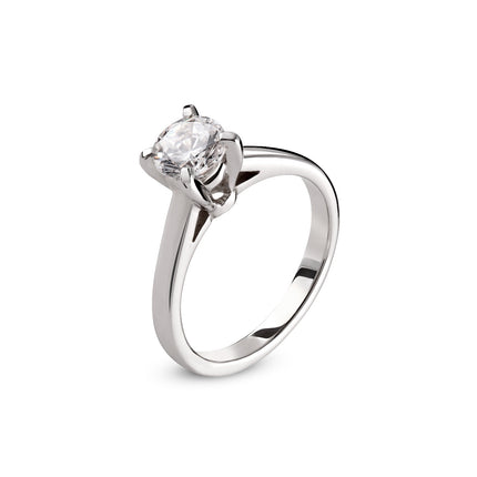 RING WHITE GOLD 750 & PRECIOUS STONES - 60021