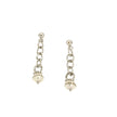 EARRINGS WHITE GOLD 585 & PEARLS - 61259 - Availability: Immediately