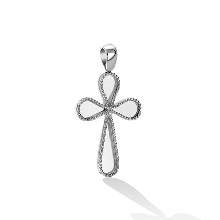 CROSS WHITE GOLD 585