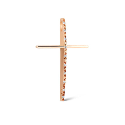 CROSS PINK GOLD 750 & PRECIOUS STONES - 62308