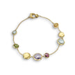 BRACELET YELLOW GOLD Κ18 ΜΕ SEMIPRECIOUS STONES - 63651 - Availability: Up to 2 month