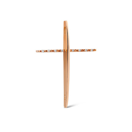 CROSS PINK GOLD 750 & PRECIOUS STONES - 63961